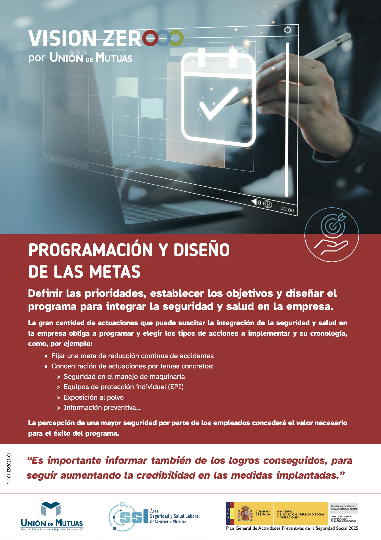 Programacion y diseño de las metas